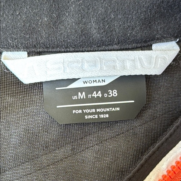 La Sportiva sz M Atlantis Jacket Black and Orange zip front great condition - Picture 8 of 8